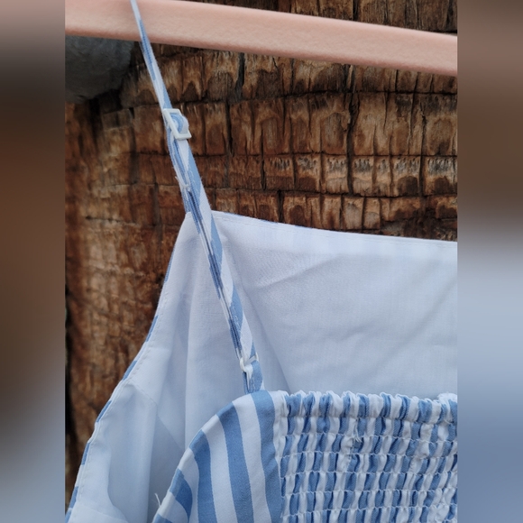 NWT WOMENS NAUTICAL COTTON POCKET STRETCH ADJUSTABLE STRAP DRESS SMALL - Picture 12 of 12